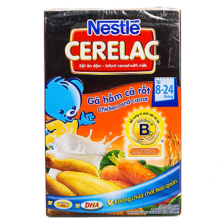 Combo 3 Bột Ăn Dặm Nestle Cerelac - Cá Và Rau Xanh (200g)