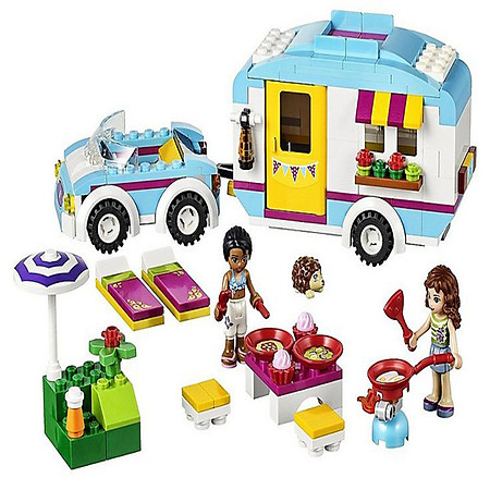 Mô Hình LEGO Friends Xe Cắm Trại Mùa Hè (297 Mảnh Ghép) - 41034