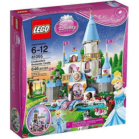 Mô Hình LEGO Disney Princess Lâu Đài Của Lọ Lem (646 Mảnh Ghép) - 41055