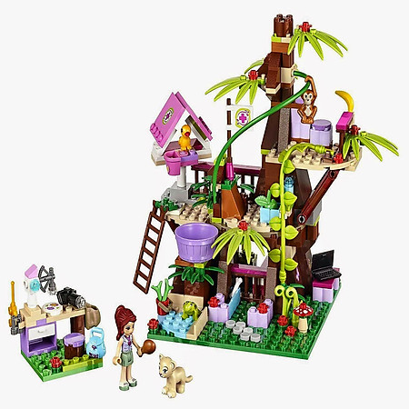 Mô Hình LEGO Friends Nhà Cây Trong Rừng (320 Mảnh Ghép) - 41059
