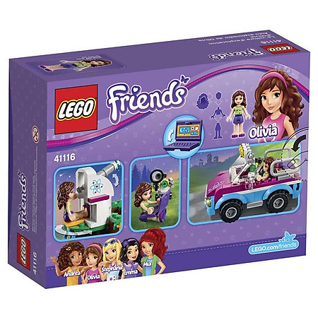 Mô Hình LEGO Friends - Xe Khám Phá Của Olivia 41116 (185 Mảnh Ghép)