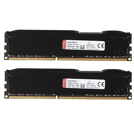 RAM Kingston 8G 1866MHZ DDR3 CL10 Dimm (Kit of 2) HyperX Fury Black - HX318C10FBK2/8