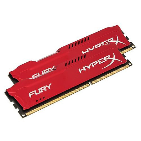 RAM Kingston 8G 1600MHZ DDR3 CL10 Dimm (Kit of 2) HyperX Fury Red - HX316C10FRK2/8