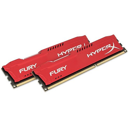 RAM Kingston 8G 1866MHZ DDR3 CL10 Dimm (Kit of 2) HyperX Fury Red - HX318C10FRK2/8