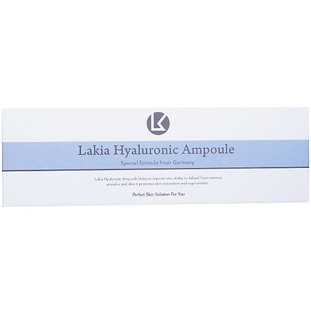 Huyết Thanh Dưỡng Ẩm Lakia Hyaluronic Ampoule 10 Ống 2ml