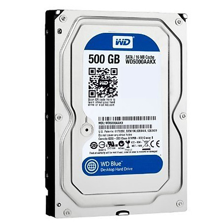 Ổ Cứng Trong PC WD 500GB (16MB) 7200rpm 3.5″ Blue™