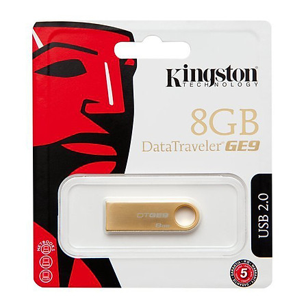 USB Kingston DTGE9 Gold 8GB - USB 2.0