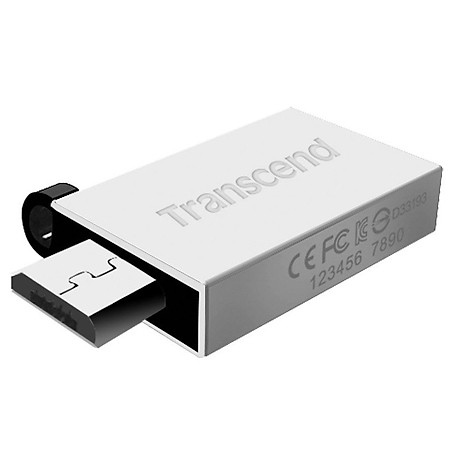 USB OTG  Transcend JF380 Silver 8GB