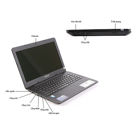 Laptop Asus K455LD-WX086D (Free Dos)