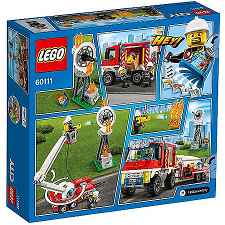 Mô Hình LEGO City Fire – Xe Bán Tải Cứu Hỏa 60111 (368 Mảnh Ghép)