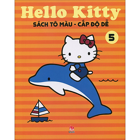 Hello Kitty - Sách Tô Màu Cấp Độ Dễ (Tập 5)