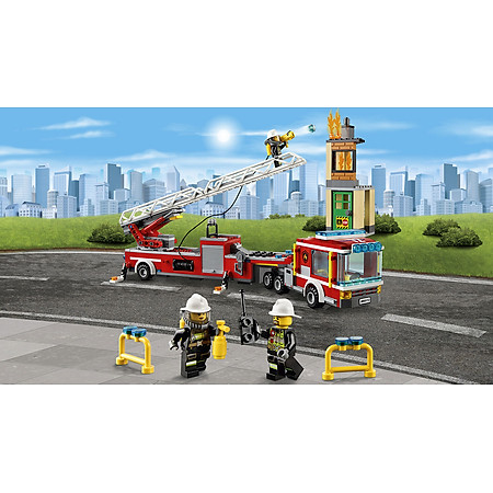 Mô Hình LEGO City Fire – Đầu Máy Cứu Hỏa 60112 (376 Mảnh Ghép)