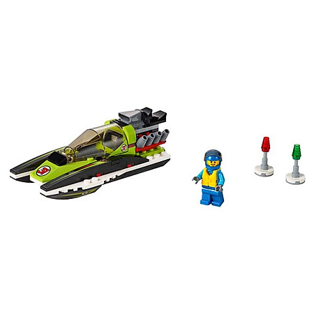 Mô Hình LEGO City Great Vehicles - Thuyền Đua 60114 (95 Mảnh Ghép)