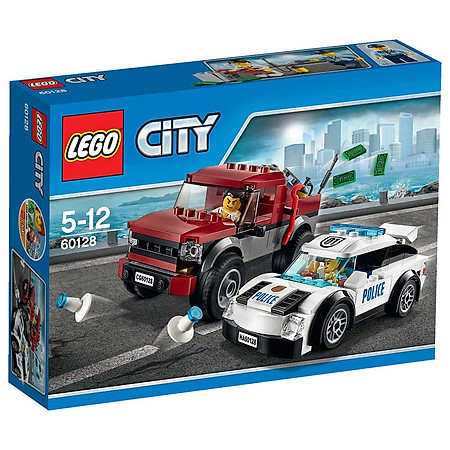 Mô Hình LEGO City Police - Cảnh Sát Truy Đuổi 60128 (184 Mảnh Ghép)
