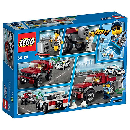 Mô Hình LEGO City Police - Cảnh Sát Truy Đuổi 60128 (184 Mảnh Ghép)