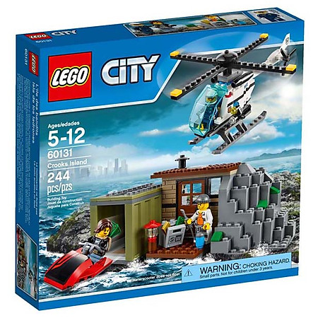 Mô Hình LEGO City Police - Tội Phạm Biển 60131 (244 Mảnh Ghép)