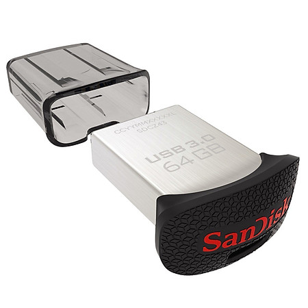 USB SanDisk Cz43 Ultra Fit  64GB - USB 3.0 - 130Mb/s