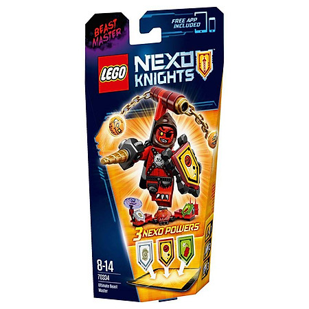 Mô Hình LEGO Nexo Knights - Quỷ Vương 70334 (65 Mảnh Ghép)