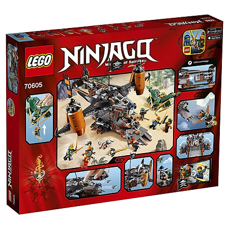 Mô Hình LEGO Ninjago - Tàu Bay Tai Họa 70605 (754 Mảnh Ghép)