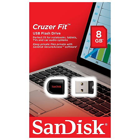 USB SanDisk Cz33 8GB - USB 2.0