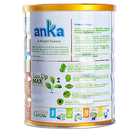 Sữa Anka Gold Grow Step 3 (900g)