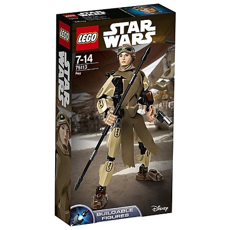Mô Hình LEGO Constraction Star Wars - Nhân Vật Rey 75113 (84 Mảnh Ghép)