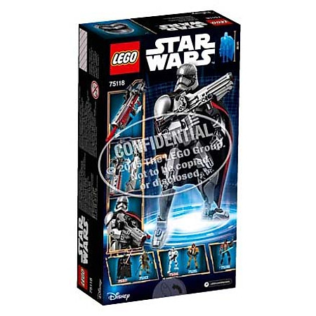 Mô Hình LEGO Constraction Star Wars - Đại Úy Phasma 75118 (82 Mảnh Ghép)
