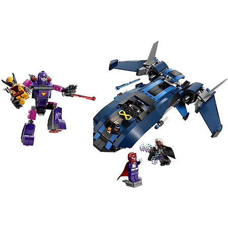 Mô Hình LEGO Super Heroes Dị Nhân Đương Đầu Lính Canh (336 Mảnh Ghép) - 76022