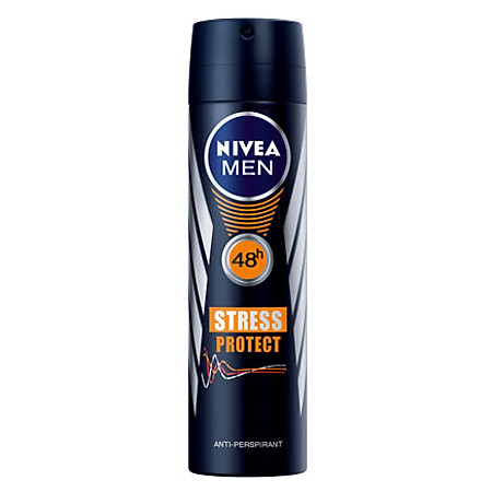 Xịt Ngăn Mùi Nivea Men Stress Protect Ngăn Khuẩn Gây Mùi Vượt Trội - 82267 (150ml)
