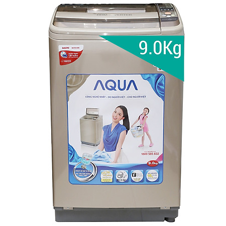 Máy Giặt Cửa Trên Inverter AQUA AQW-DQ900ZT (9 Kg)