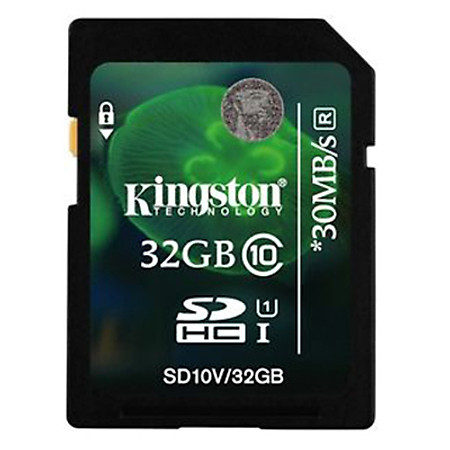 Thẻ Nhớ SDHC Kingston 32GB Class 10