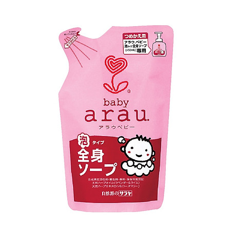 Túi Sữa Tắm Cho Bé Arau Baby. (440ml) - N