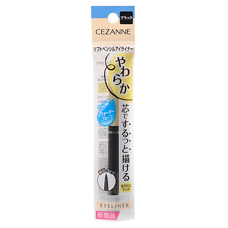 Chì Kẻ Mắt Soft Pencil Eyeliner Cezanne (0.2g)