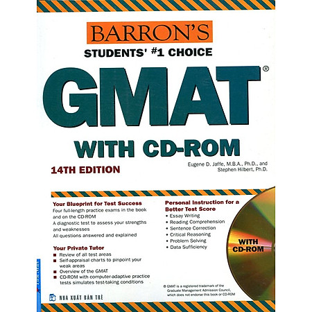 Barron's GMAT 14th Edition (Không Kèm CD)