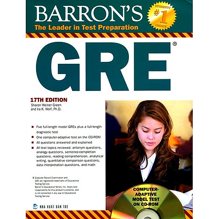 Barron's Gre 17th Edition (Không CD)