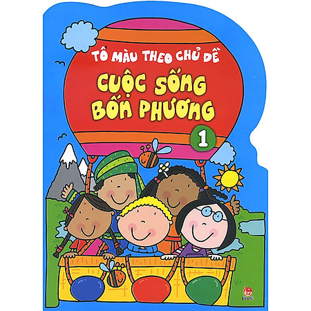 Tô Màu Theo Chủ Đề - Cuộc Sống Bốn Phương (Tập 1) - Giá 11.000Đ Tại Tiki.Vn