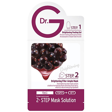 Mặt Nạ 2 Bước Làm Sáng Da Dr.G Brightening Filler Ample Mask (20ml - 3ml)