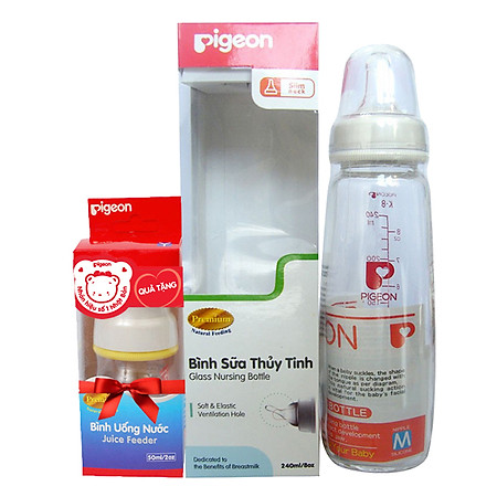 Bình Sữa Thủy Tinh Pigeon GCPG010259 (240ml)