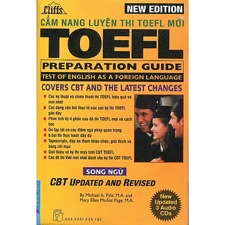 New Cliffs Toefl Preparation Guide  - Song Ngữ (Tái bản - Kèm 3CD)