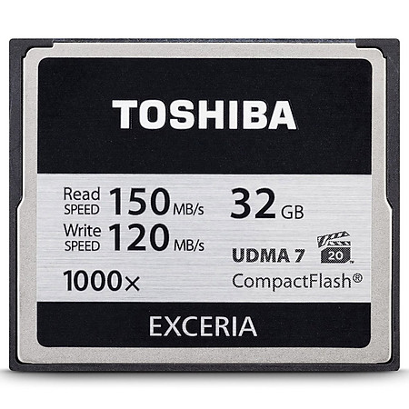 Thẻ Nhớ CF Toshiba Exceria 1000X 32GB (Read 150MB/s - Write 120MB/s)