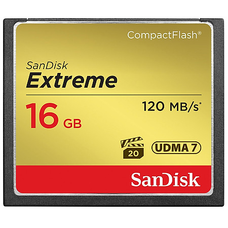 Thẻ Nhớ CF Extreme 800X SanDisk 16GB - 120MB/s
