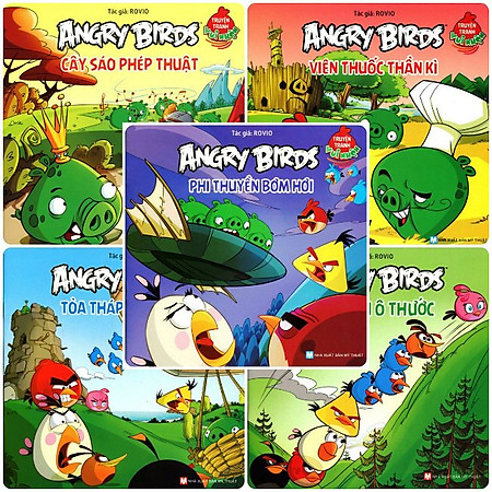 Combo Angry Birds Truyện Tranh Vui Nhộn