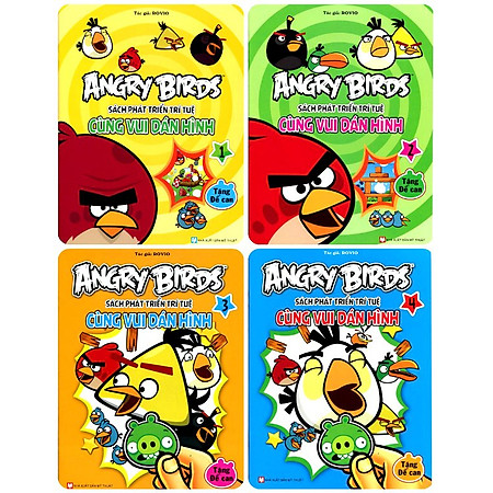 Combo Angry Birds - Cùng Vui Dán Hình