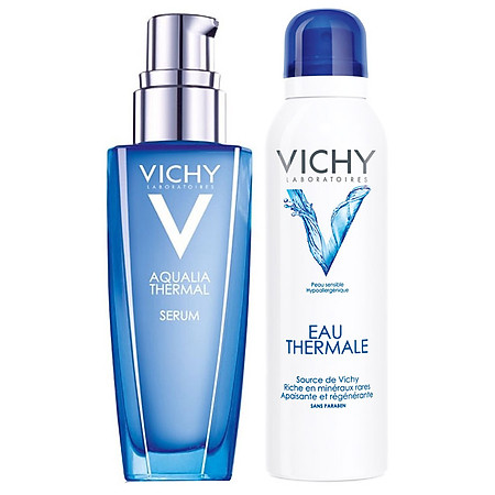 Combo Nước Khoáng Dưỡng Da Vichy (150 ml) Và Tinh Chất Dưỡng Ẩm 48H Vichy-Aqua Serum 2014 (30ml)