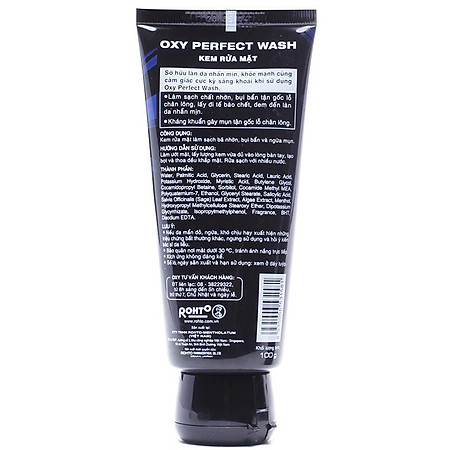 Kem Rửa Mặt Oxy - Oxy Perfect Wash(50g)