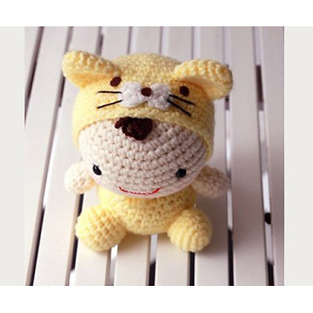 Mèo Mướp Yellow Cat WT-022YEL-M Bobicraft (16 cm x 10 cm x 9 cm)