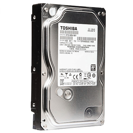 Ổ Cứng Trong PC Toshiba AV 1TB - 3.5″/SATA3/5700rpm/32MB