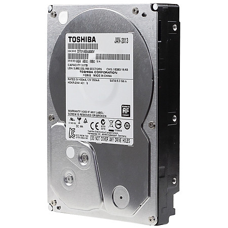 Ổ Cứng Trong PC Toshiba AV 3TB - 3.5″/SATA3/5700rpm/32MB