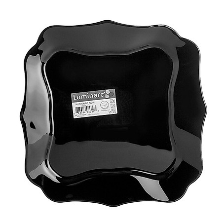 Đĩa Thủy Tinh Luminarc Authentic Black Dinner E4953 - (26cm)