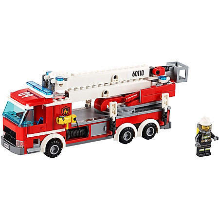 Mô Hình LEGO City Fire – Trạm Cứu Hỏa 60110 (919 Mảnh Ghép)